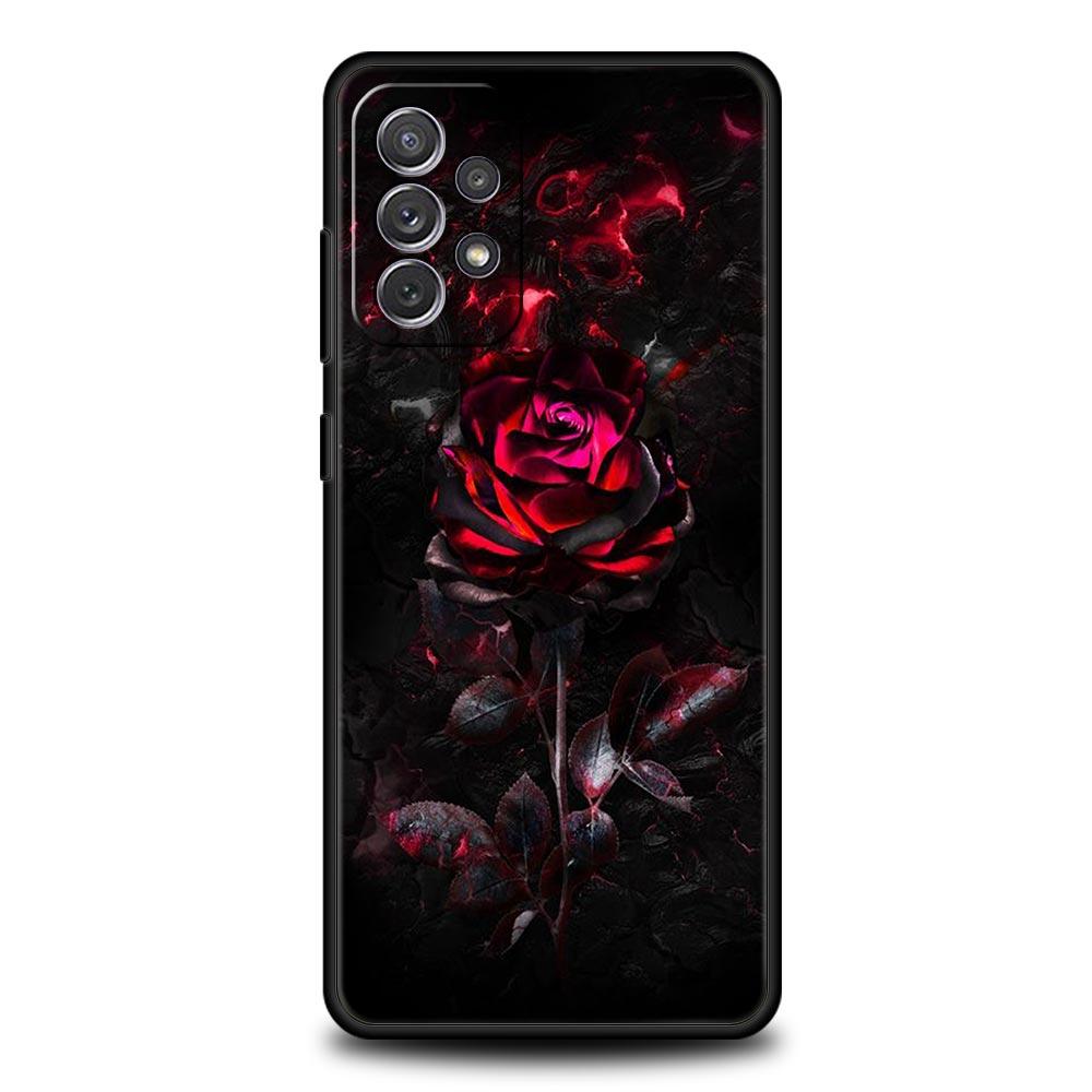 Beautiful Rose Flower Phone Case For Samsung Galaxy A51 A71 A21S A12 A11 A31 A41 A03s A52 A32 A22 A13 A23 A33 A53 A73 5G Cover