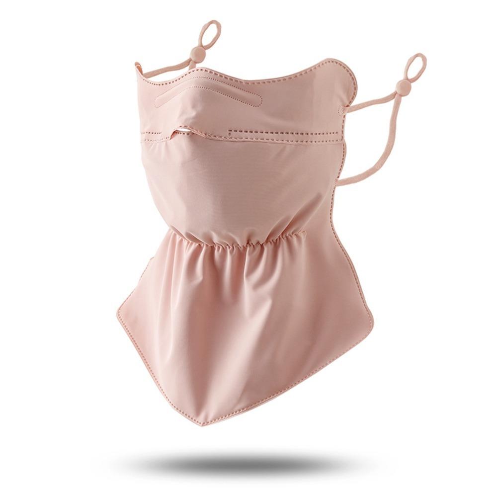 Breathable Ice Silk Mask Quick Drying Sun Protection Mask Fashion Anti-UV Mask Scarf  Women