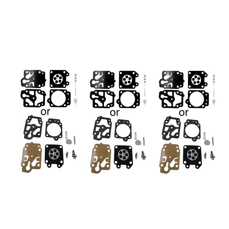10Sets/1Set Carburetor Carb Rebuild Shadow Gasket Diaphragms Repair For 26cc 33cc 43cc 49cc 52cc Motorbike Dirt Pit Bike Durable