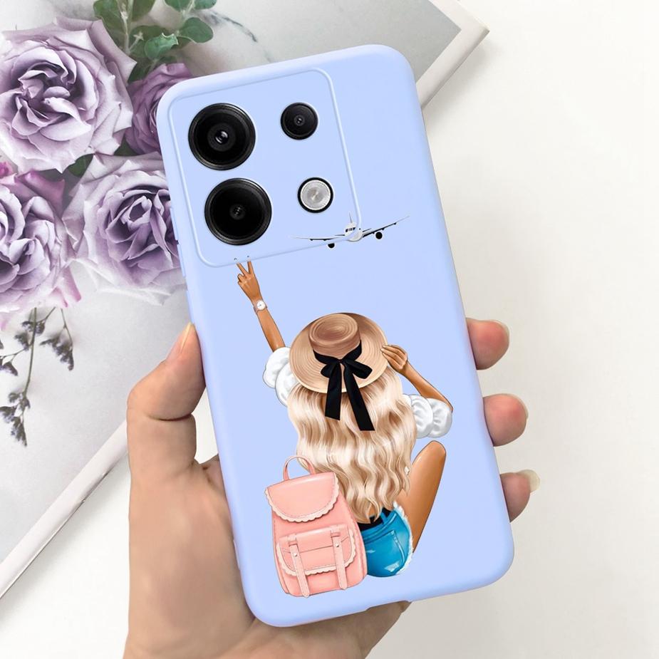 For Xiaomi Poco X6 Pro 5G Case Cute Fashion Cartoon Cover Soft TPU Phone Cases For Xiaomi Poco X6 PocoX6 Pro X6Pro Fundas Bumper