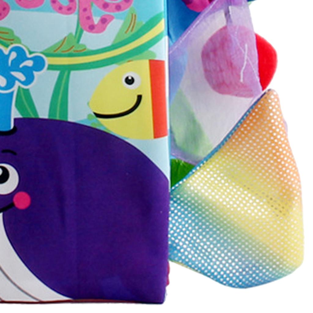 Book Crinkle Development Interactive Stroller Toy 0-6 Months