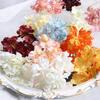 Künstliche Hortensienblüten mit verbrannten Rändern: Seide DIY Antiker Stil Hanfu Kopfschmuck Zubehör