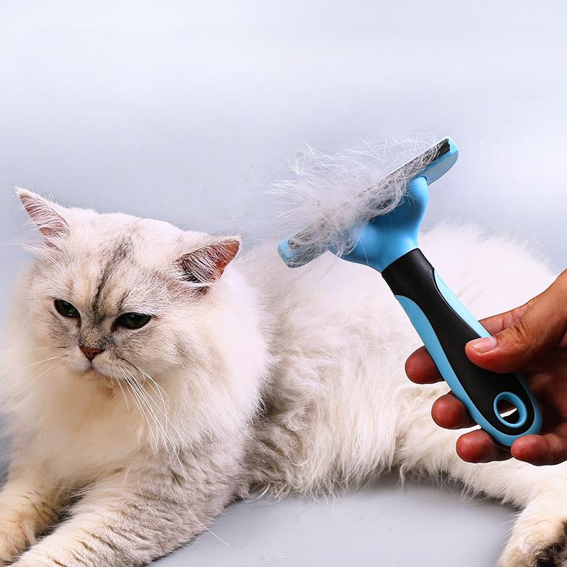 Pet Hair Deshedding Comb for Dog and Cat Removes Undercoat Tangled Hair Massage Pet Brush Grooming Puppy Supplies