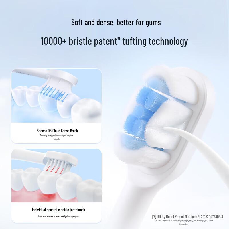 SOOCAS Sonic Electric Toothbrush with Wall-Mounted Sterilizer Gift Set CN plug (adapter included)