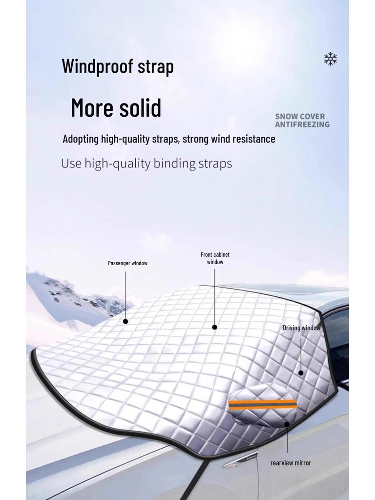 Winter Car Windshield Snow Cover - Anti-Freeze, Anti-Frost, Thickened Protection