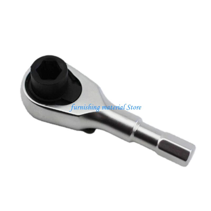 Y5GD 1/4inch Quick Socket Ratchet Wrench Stem Screwdriver Bit Tool Ratchet Handle