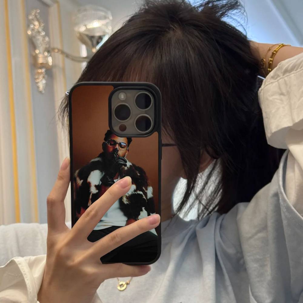 

Myke Towers Rapper Hard Plastic Phone Case For Iphone 17 Air 16 15 14 13 12 11 Pro Max PC TPU Ins Case iPhone 16pro max