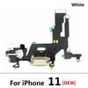 For iPhone 11 12 13 Pro Max 12 Pro USB With Micro Charging Port Charger Dock Flex Cable With IC Microphone Board Replacement