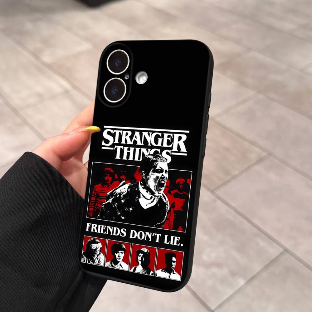 Hot S-Stranger T-Things Phone Case For IPhone 14 Plus 13 Mini 11 16 15 17 Pro Max Protection Shockproof