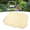 Swing Canopy 210D Silver Coated Oxford Waterproof UV Proof for Outdoor Patio Yard Chair 142x120x18cm