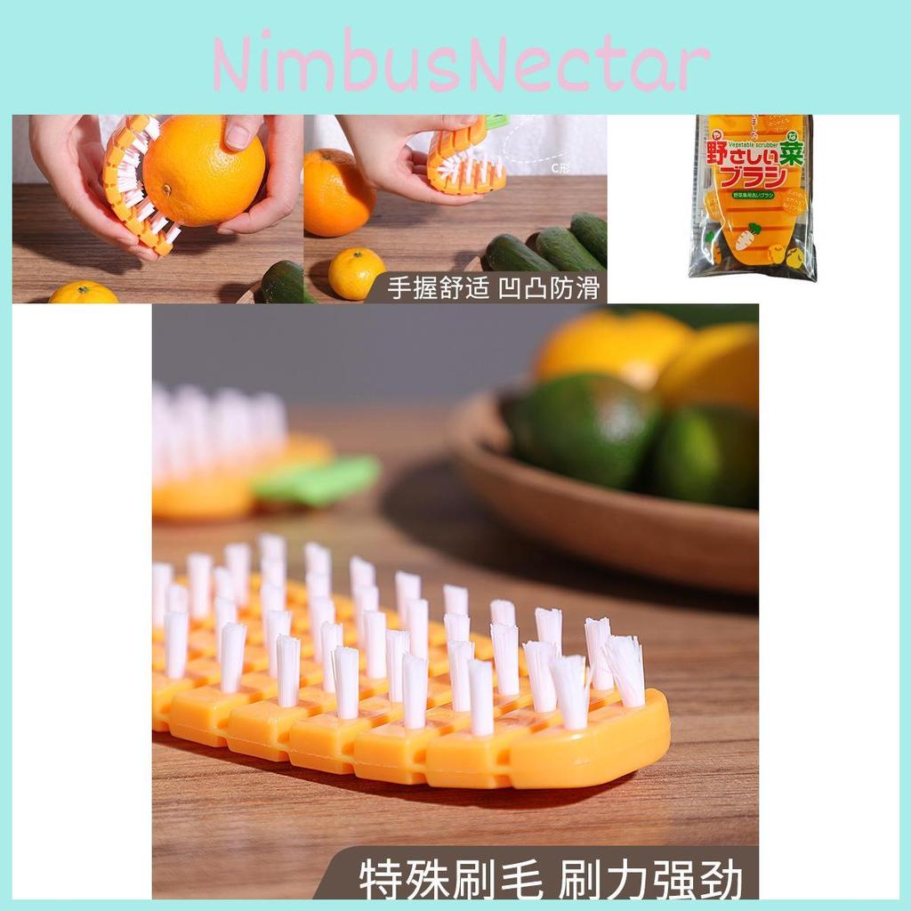 Durable Fruit Cleaning Brush With Pp Plastic Handle For Kitchen Use