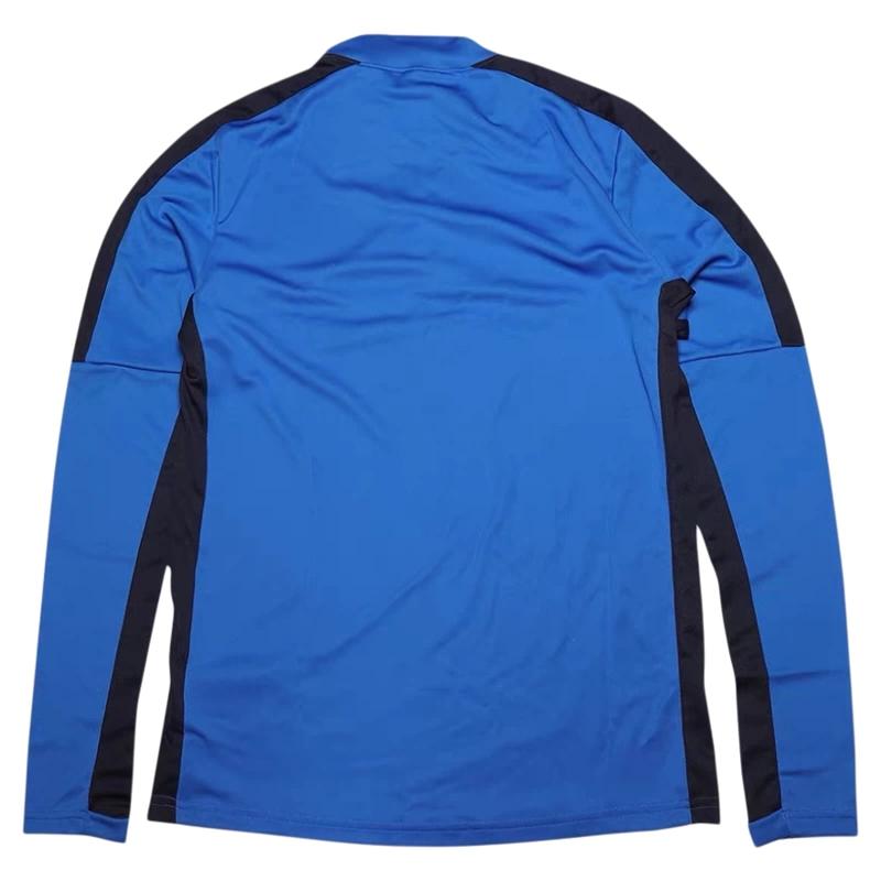 Nike Shanghai Shenhua Club Printed Stand Collar Half Zip Casual Training Quick Dry Breathable Long Sleeve Football Shirt Men tops DR1353-463