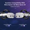With 10000mAh Battery Comfort Head Strap for Meta Quest 3/Quest 3S Replacement of Elite Strap Enhanced Playtime and Support