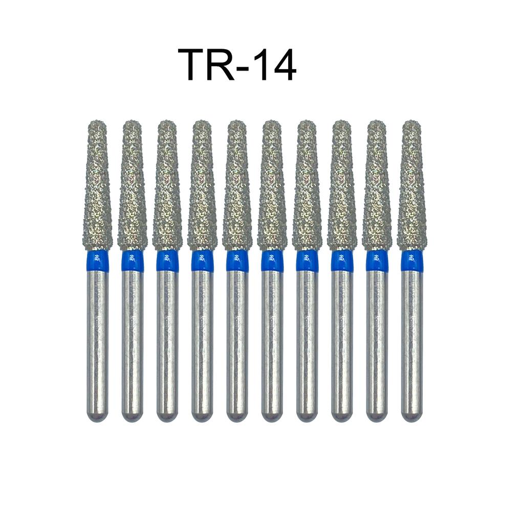 Nun Ck 10 Stück/Packung Dental Diamantbohrer für Hochgeschwindigkeits-Handstück Zahnarztbohrer FG-Serie Durchmesser 1,6 mm