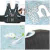 Oxford Cloth Motorcycle Safety Belt For Kids With Bag Rear Seat Grab Handle Strap Harness Adjustable Child Reflective Strip