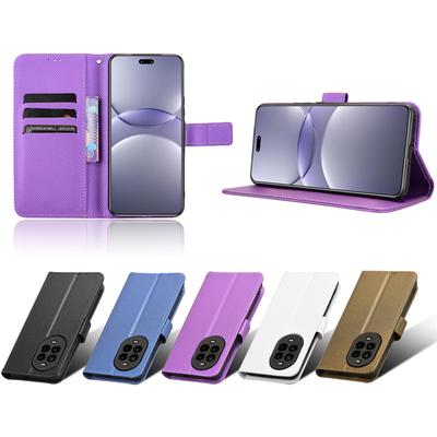 For  Nova 13 Pro 5G Luxury Flip Diamond Pattern Lanyard Business Wallet Case Leather for  Nova13 Pro Phone Case