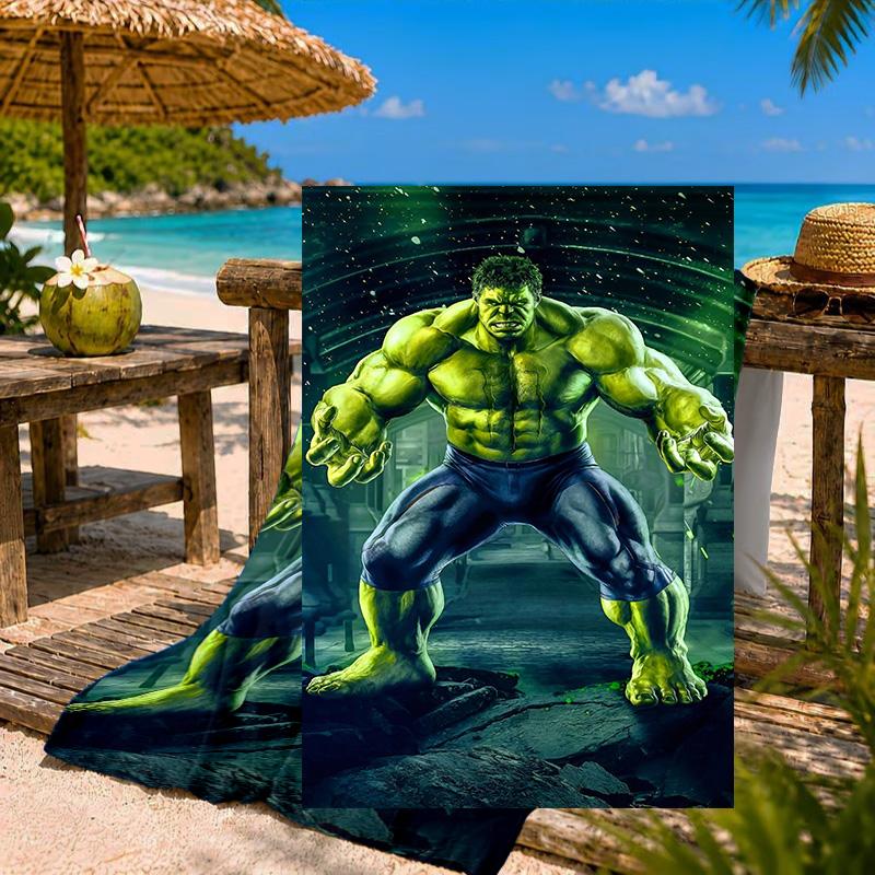 The hero Mighty Transformation Beach Towel Microfiber Beach Towel, Lightweight and Quick-Dry, for Summer Travel, Swimming Pool Fan Birthday Gift
