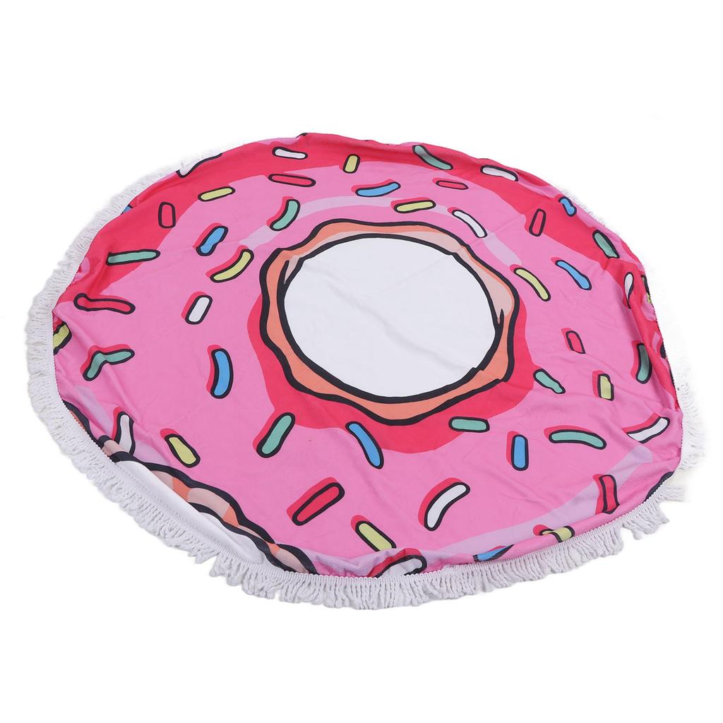 Beach Towel Oversized Soft Thick Microfiber Round Shape Absorbable Moisture Swim Towel for Outdoor Travel Indoor