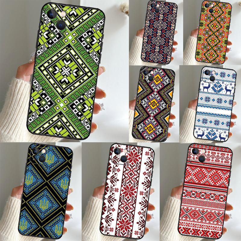 Ukrainian Embroidery Pattern For Samsung Galaxy M06 M31 M11 M13 M53 M12 M32 M52 M35 M55 M15 M14 M34 M54 M16 M36 M56 Case