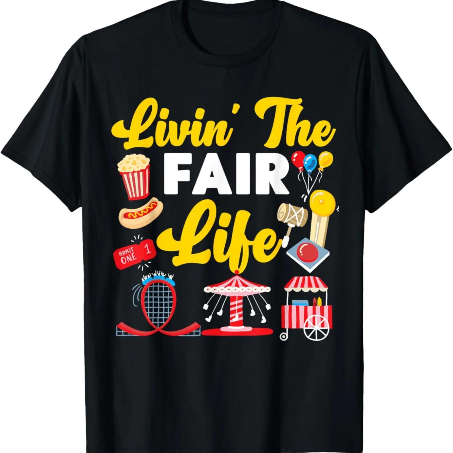 County Fair_ Livin  The Fair Life T-Shirt S