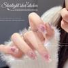 3D-Nagelaufkleber in Gold und Silber – Internet Trend – Kleine selbstklebende Stern-Dekorationen