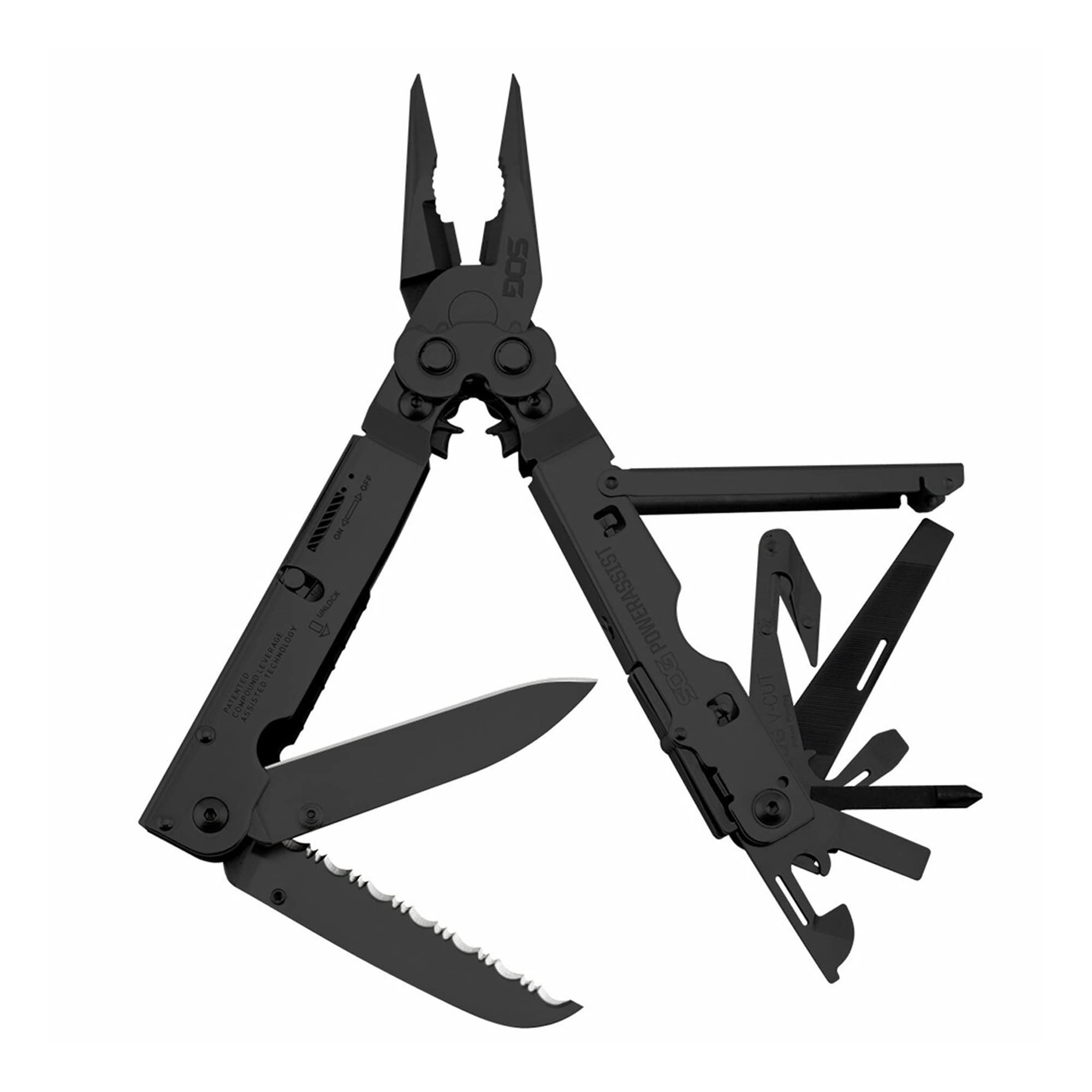 

SOG PowerAssist with nylon very useful for hiking and camping B66-N sheath,