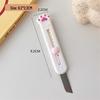 Cute Cat Craft Knife for Packages, Scrapbooking, & Paper Cutting - Portable Ice Cream Style