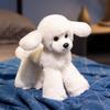 Realistic Giant Poodle Dog Doll Simulation Teddy Puppy Stuffed Plush Toys Handmade Realistic Animal Model Creative Gifts Present