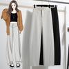 Dimanaf Summer 2025 Women Plus Size Pants Wide Leg Pants High Waist Basic Elastic Loose Casual Long Pants