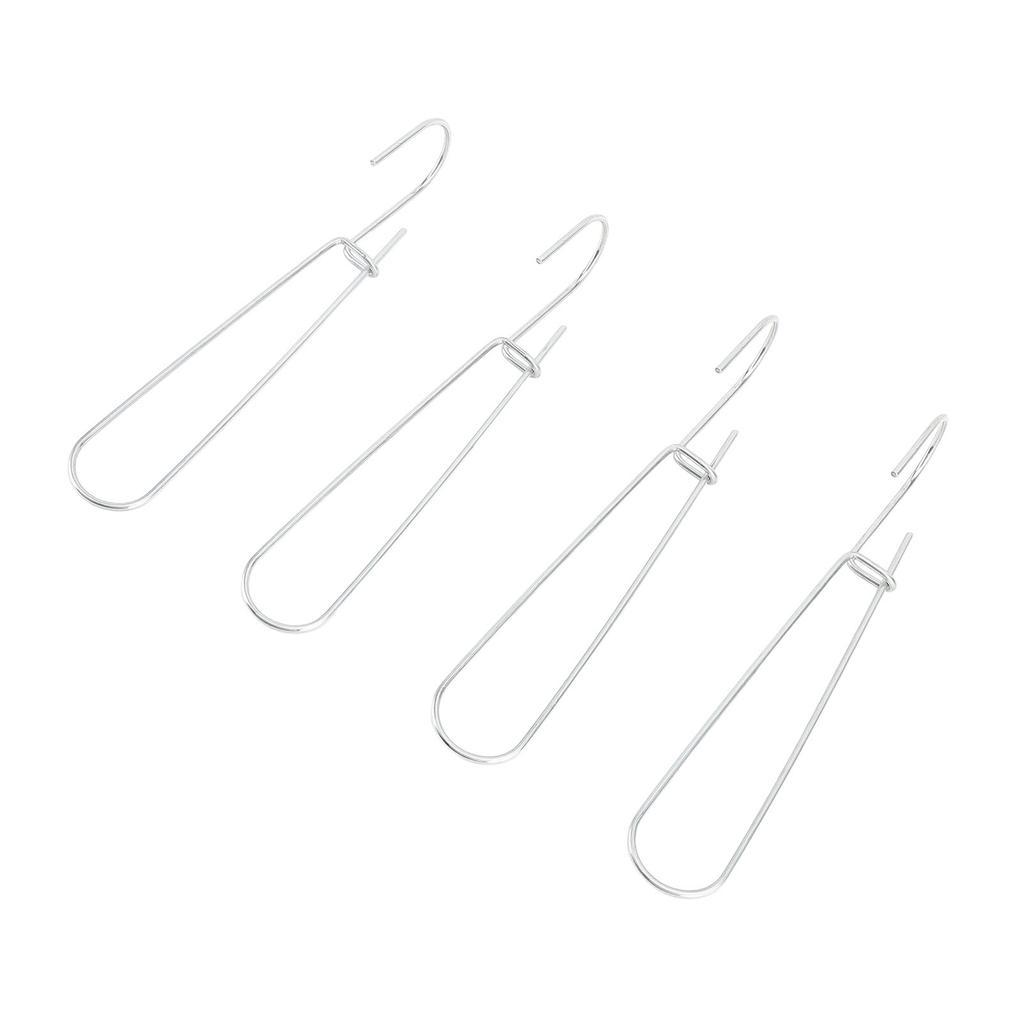 20PCS Paper Pattern Hook Galvanized Steel 2.5x185mm Pattern Making Paper Storage Hanging Hook