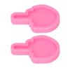 2 Pcs Fondant Molds Easy Cleaning DIY Making Food Grade Silicone Soft Elastic Chocolate Molds for