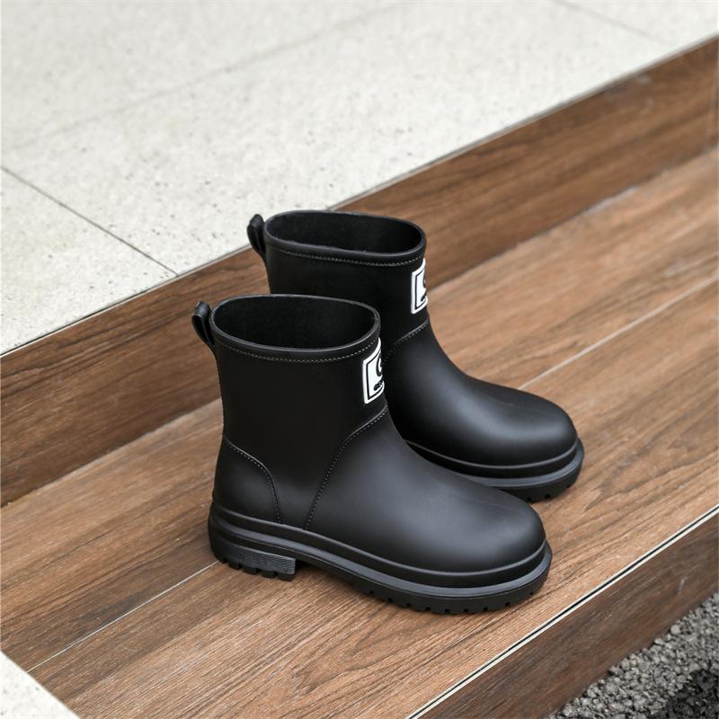 Fashion Women's Rain Boots  Women's 2025 European and American Rain Boots Women's Adult Anti Slip Women's Shoes