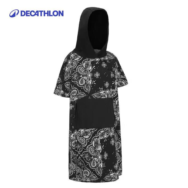 Decathlon Pure Cotton Absorbent Paisley Beach Towel Bathrobe