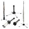 Portable Clarinet Stand Foldable Support 4-Leg Holder Stand for Flute Clarinet Oboe Soprano Saxophone Wind Instrument