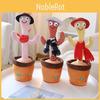 Talking Cactus Plush Toy Singing Dancing Toy With Recording Feature For Kids Room Decor