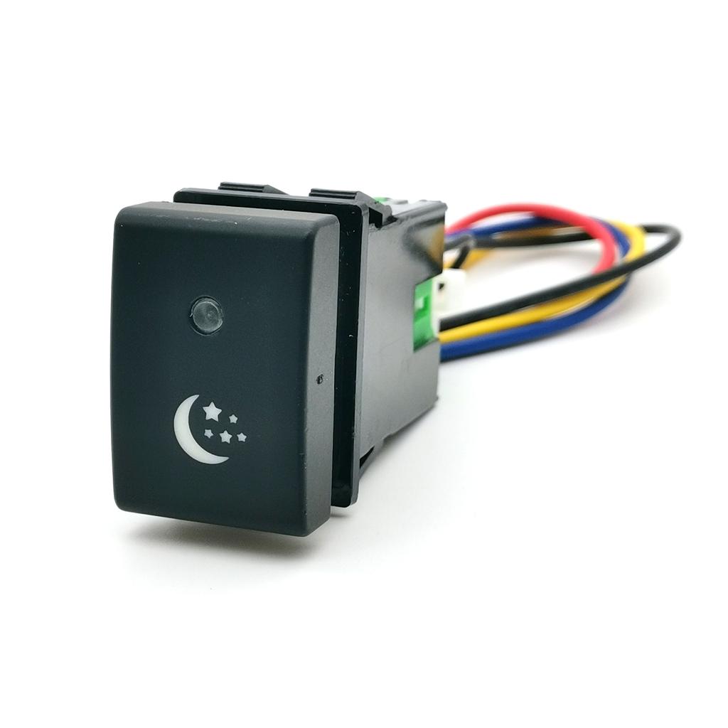 1 Stück Orange Licht Auto Nebelscheinwerfer Parkradar Ein Aus Schalter Knopf mit LED Beleuchtung Für Suzuki Jimny 2007 - 2015