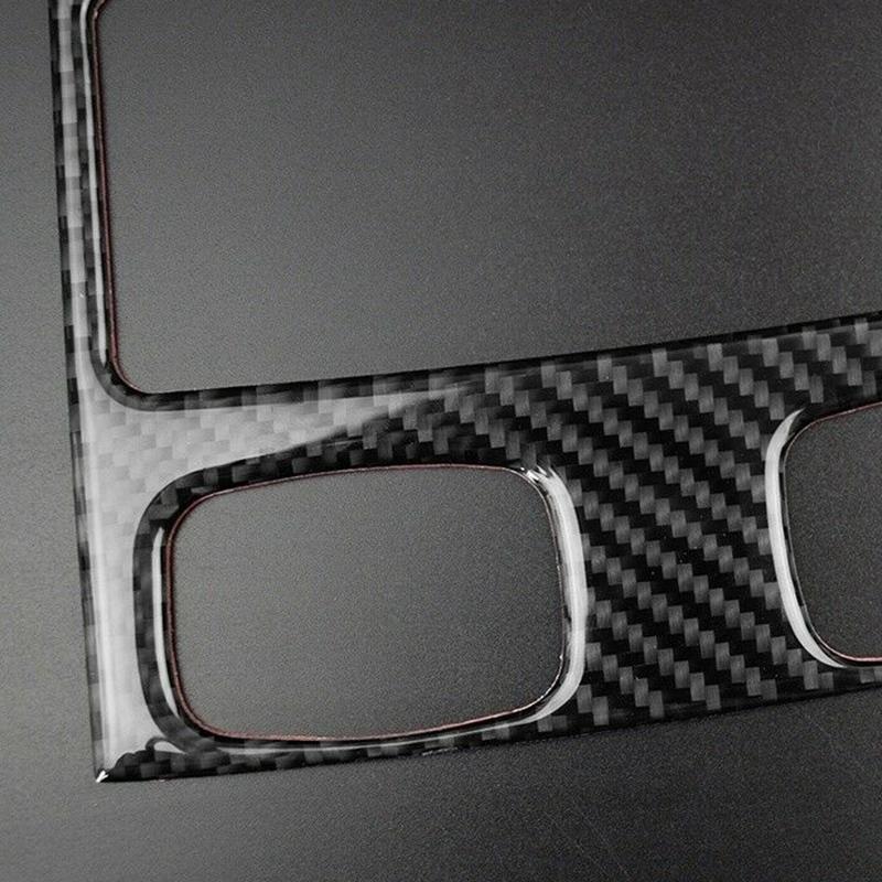 For BMW E90 3 Series 2005-2012 Carbon Fiber Interior Rear Air Outlet Cover Trim B