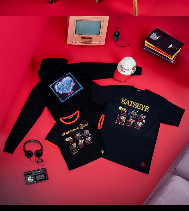 KATSEYE [Internet Girl] MD (IVORY BALL CAP)