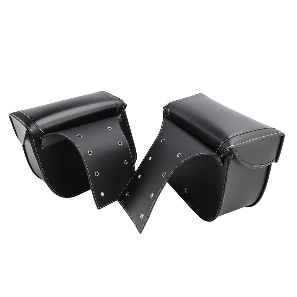 Tail Bag Side Saddlebag Tail Bag Luggage Pouch Storage Black 28L For Motorbike