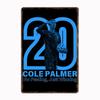 Cole Palmer Poster Football Player Retro Metal Sign Club Indoor Room Decor Custom Tin Home Wall Decor