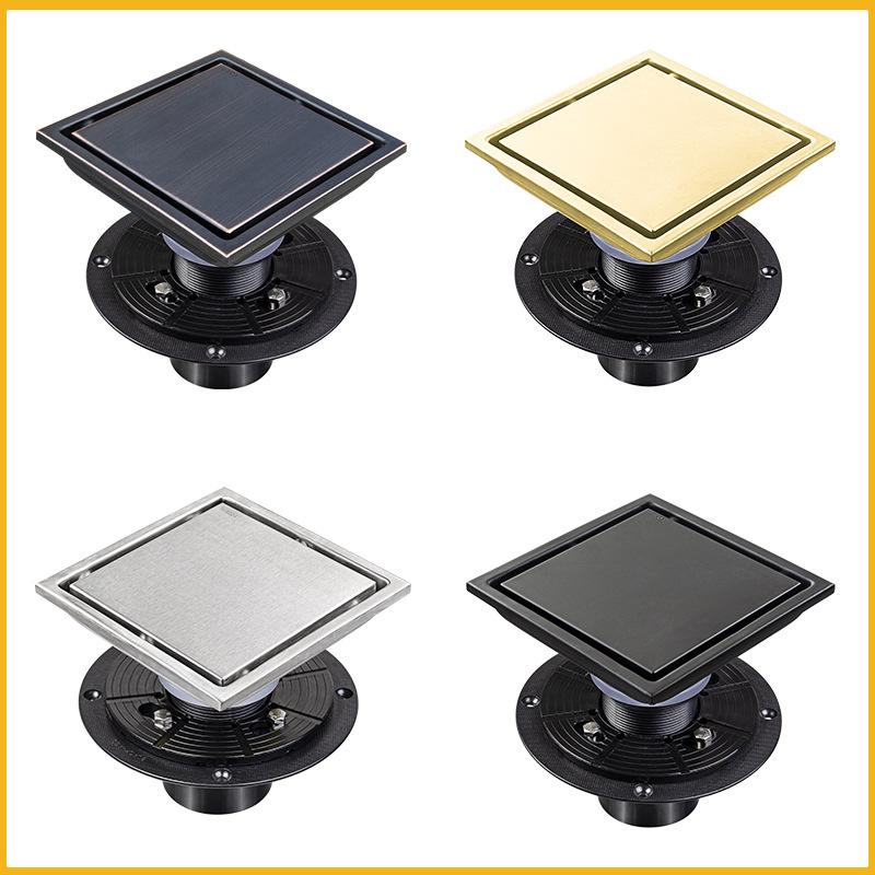 Sifon de Pardoseală Pătrat Inoxidabil Invizibil Deodorant Filtru de Gunoi Sifon Sifon de Pardoseală Duș Filtru de Apă Accesorii Baie