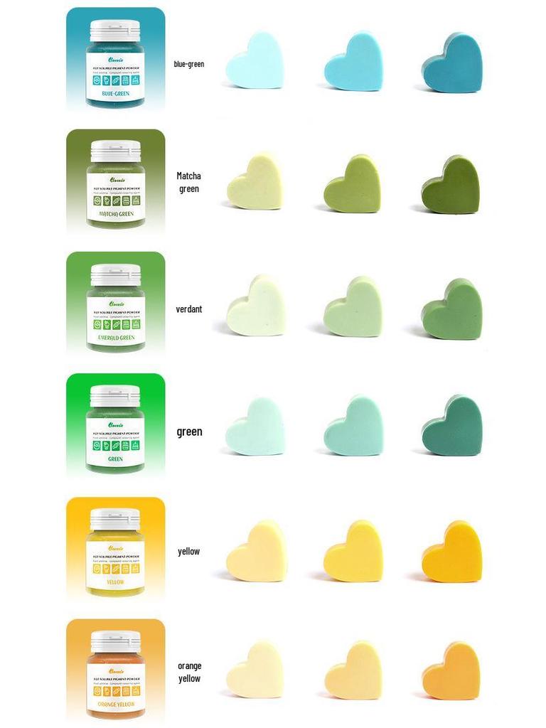 Chocolate Oil-Soluble Color Powder for Pastry, Mousse, Sandblasting, Fondant, Glaze, Lipstick, Macaron - 10g.