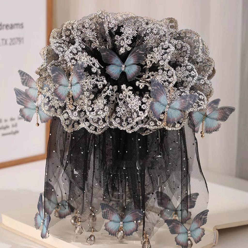 Fashion Big Hair Clip Trend Hairpins Butterfly Yarn Barrette Headband For Women Girl Korea Trend Hair Accessories Jewelry