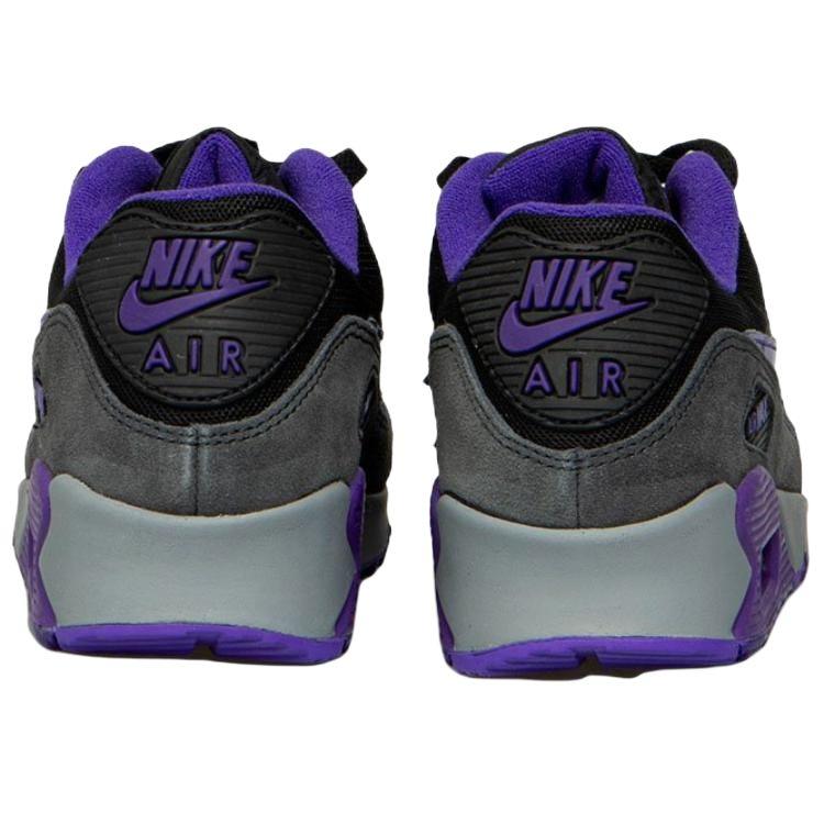 Nike Air Max 90 Essential Comfortable Versatile Low-Top Casual Running Shoes Women Sneaker Black Purple 616730-010