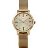 Transcend Watch Quartz 5 ATM Water Mineral Gold Brass Women's TW2Y26400, Movement, Resistance, Glass, Dial, [Used]
