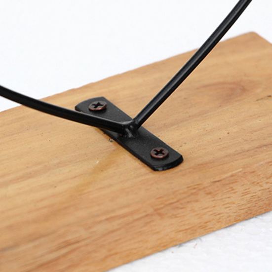 2 Pcs Decorative Brackets Heart Shape Stable Structure Glass Globe Ball Soft Plush Hanging Display Stand Ornament Metal Stand Flower Pot Holder