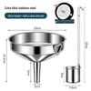 Food Grade Stainless Steel Kitchen Funnel