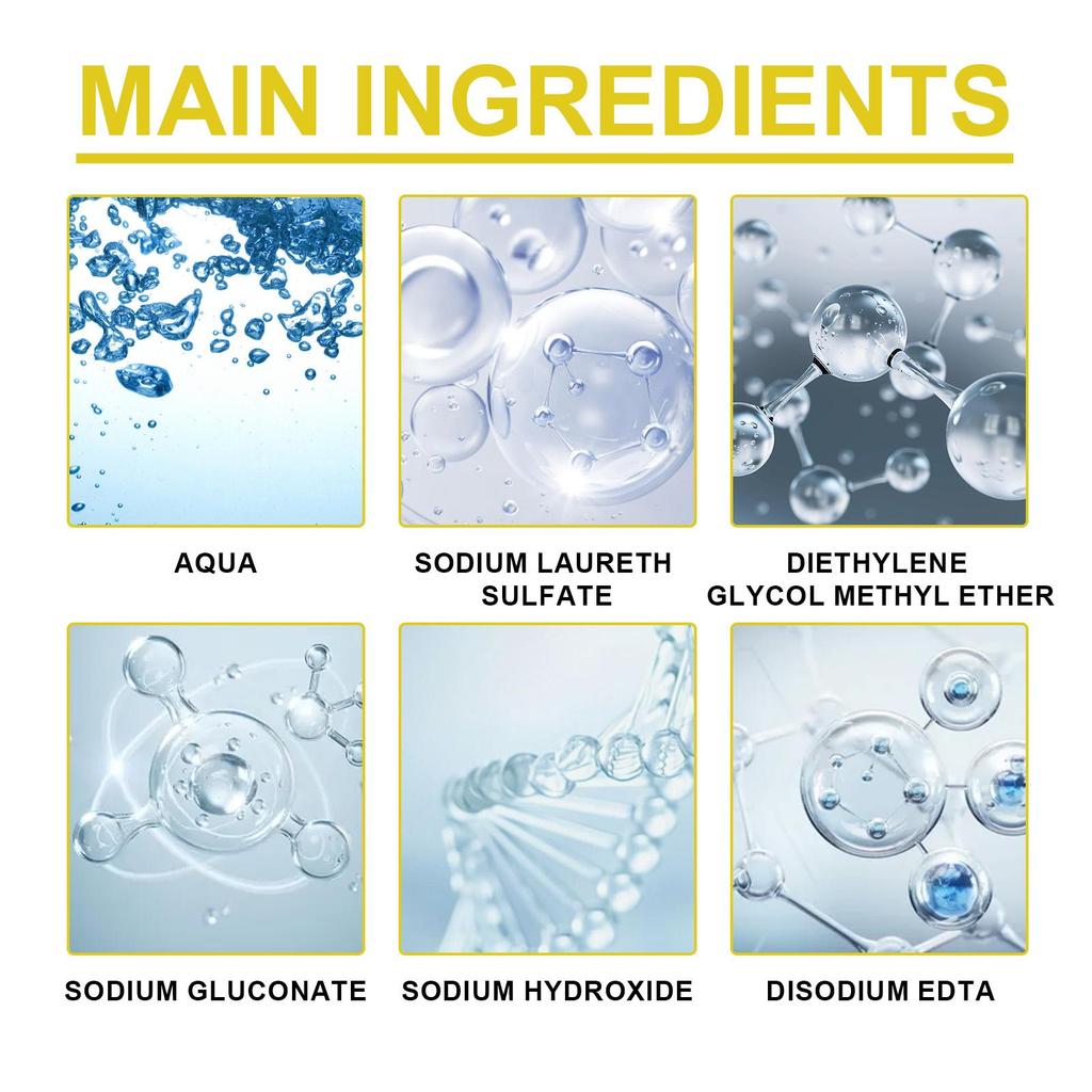 Homonth Car Engine Cleaner Powerful Engine Bay Degreaser & Mud Remover No-Disassembly Cleaning Solution 300ml with Free Sponge