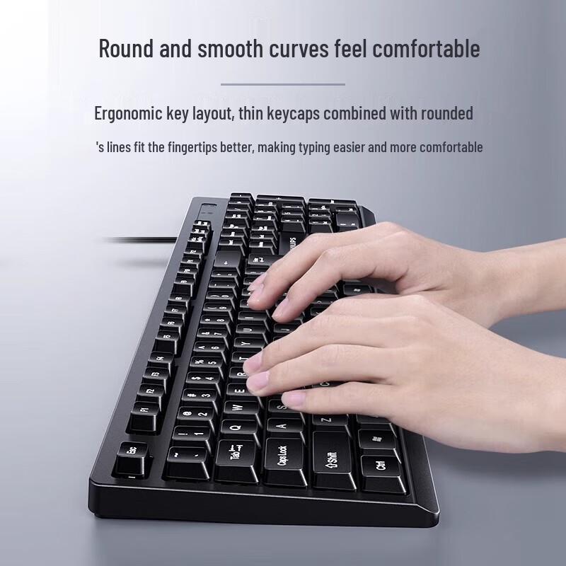 AOC KB161 Wired Keyboard & Mouse Pad Combo