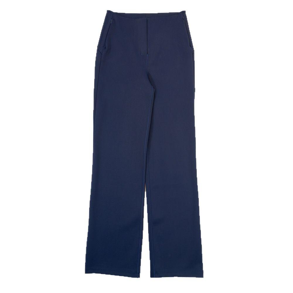 High-Waist Slim Fit Flared Trousers: Anti-Wrinkle, Elastic, with Pockets and Hip Lift for Casual Commute
